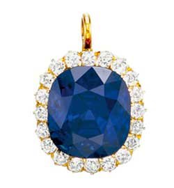 Most valuable colored stones - Blue sapphire