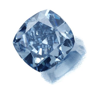 Sotheby's Geneva sells Important and Rare Fancy Vivid Blue Diamond for ,488,754 (Chf 10,498,500 / €7,024,336) 