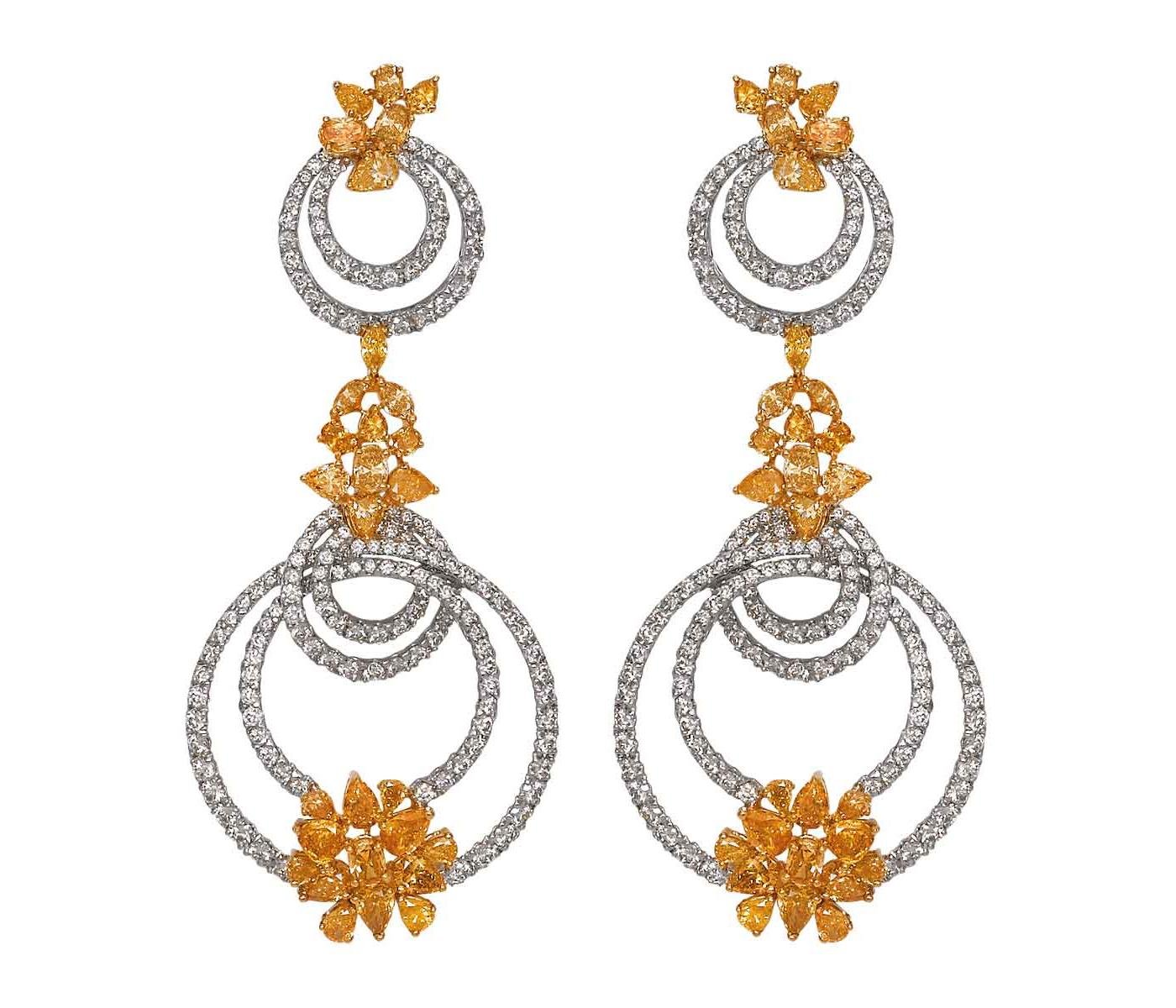 Earrings by Bapalal Keshavlal