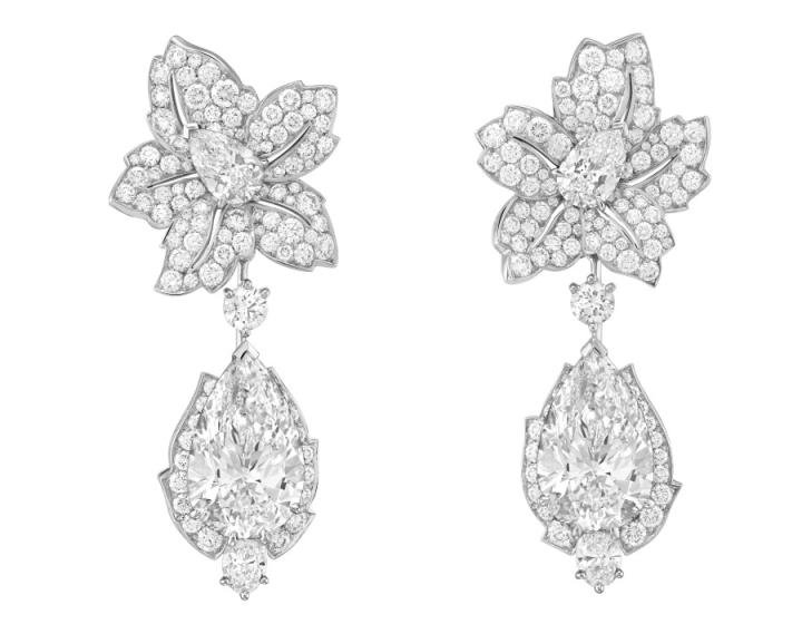 Tendresse étincelante earrings with detachable pendants