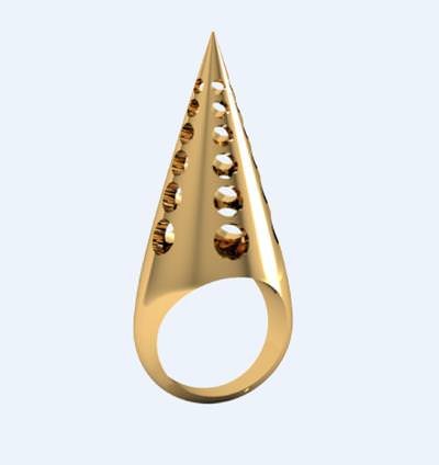 Sheida Farrokhi Cone Ring