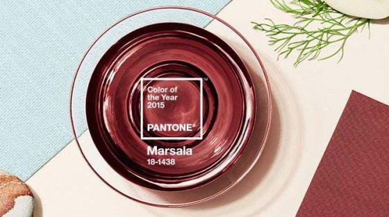 Pantone Reveals Color of the Year for 2015: PANTONE 18-1438 Marsala