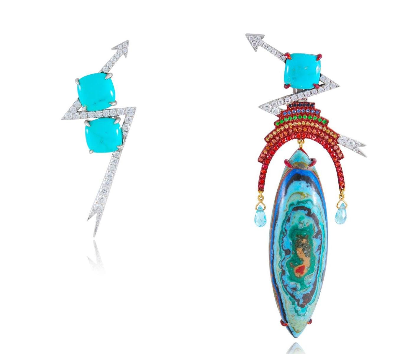 Earrings by Lydia Courteille