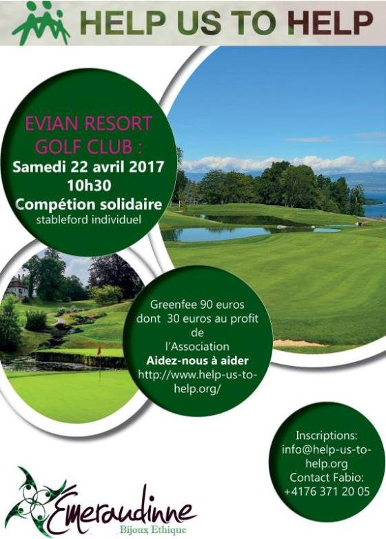 “Help us to Help” organizing a solidarity golf competition