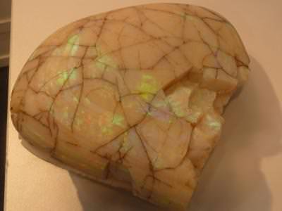 One of the larger pieces of opal found at Pedro Segundo, Brazil by Brasil Opal.