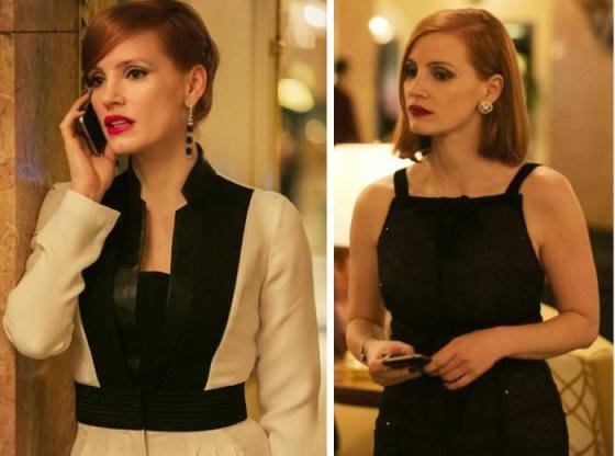 Jessica Chastain's Miss Sloane Character in Piaget