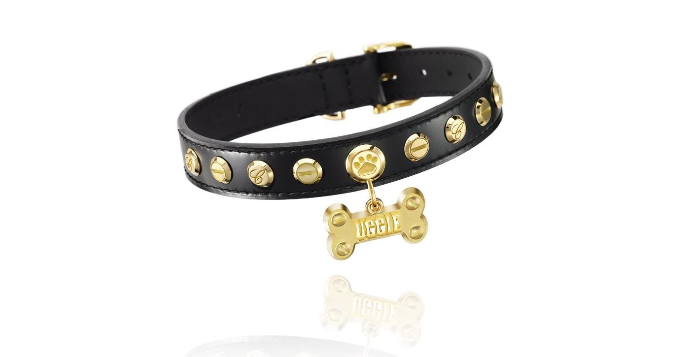 Leather & Gold Dog Collar by Chopard