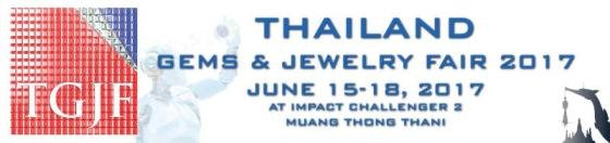 Thailand Gems & Jewelry Fair this coming June 15-18 in Bangkok