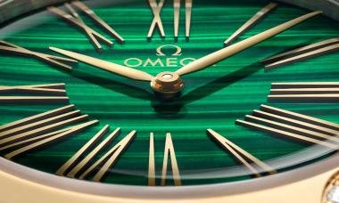 The Omega Trésor is introduced with a new malachite dial