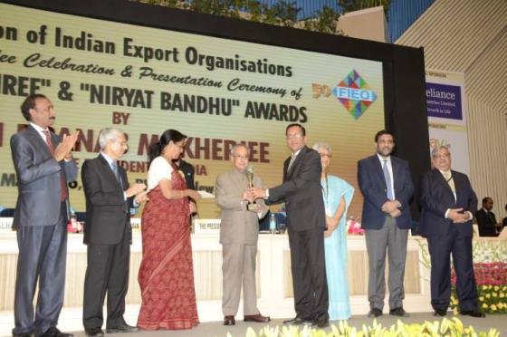 Kiran Gems wins FIEO “Niryat Shree Gold Trophy” 