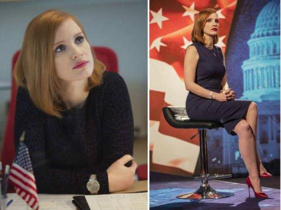 Jessica Chastain's Miss Sloane Character in Piaget