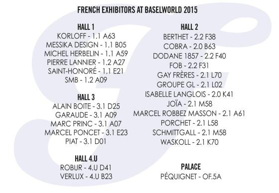 French jewellery at Baselworld 2015
