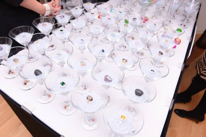The Cocktail Ring Bar at the JTV 2015 Jewelry Preview Party held in NYC.