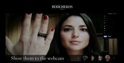Experience trying the Boucheron collection at home