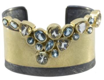 Diamond and gold cuff by Todd Reed (Centurion).