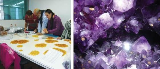 In search of amethyst and citrine