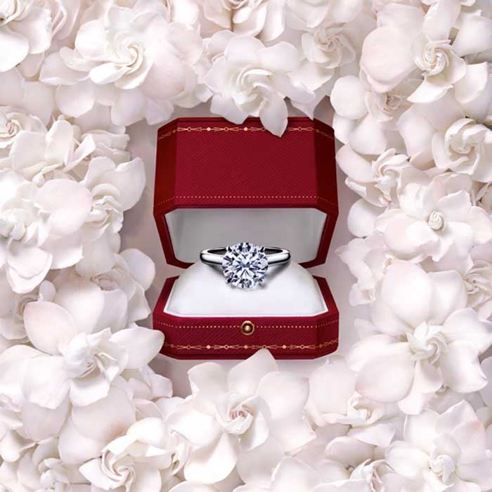 Ring by Cartier Solitaire 1895 Ring by Cartier Solitaire 1895