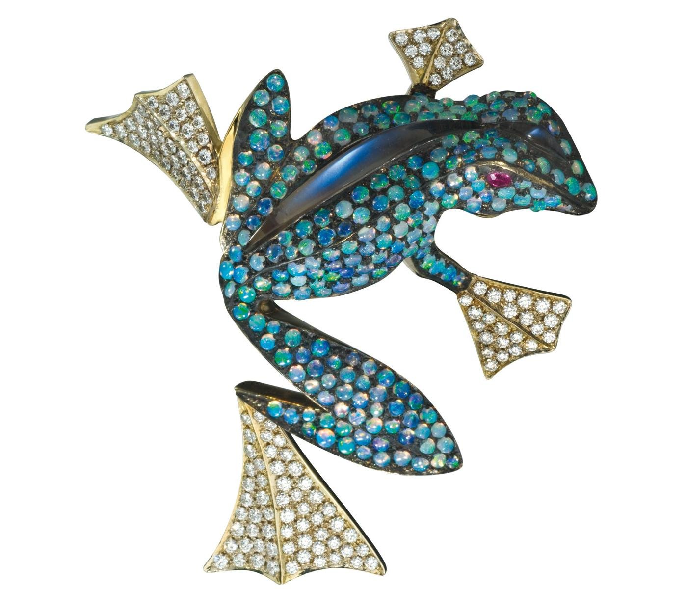 Brooch by Gregore Morin