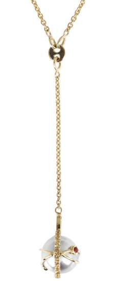 Laika pearl gold necklace