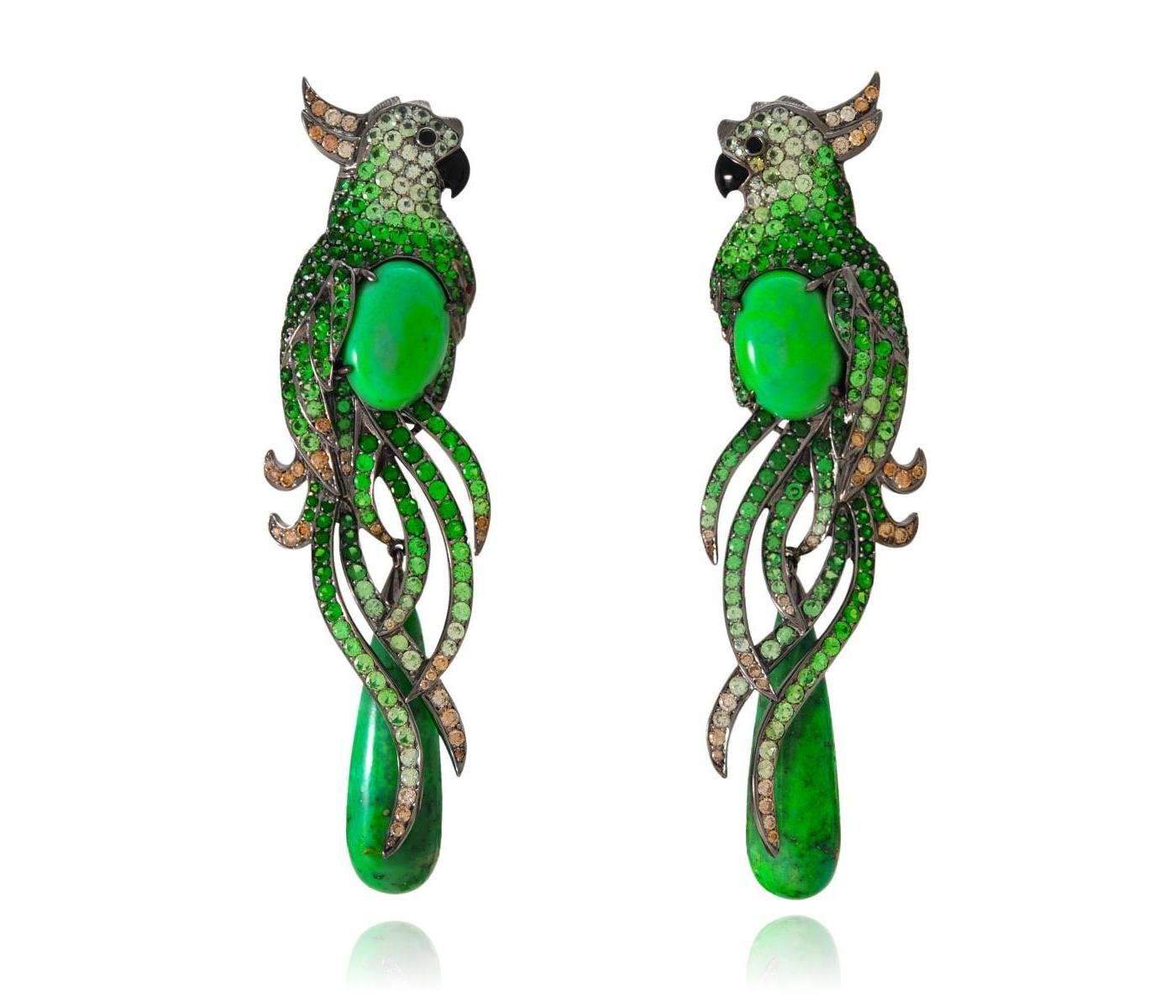 Earrings by Lydia Courteille