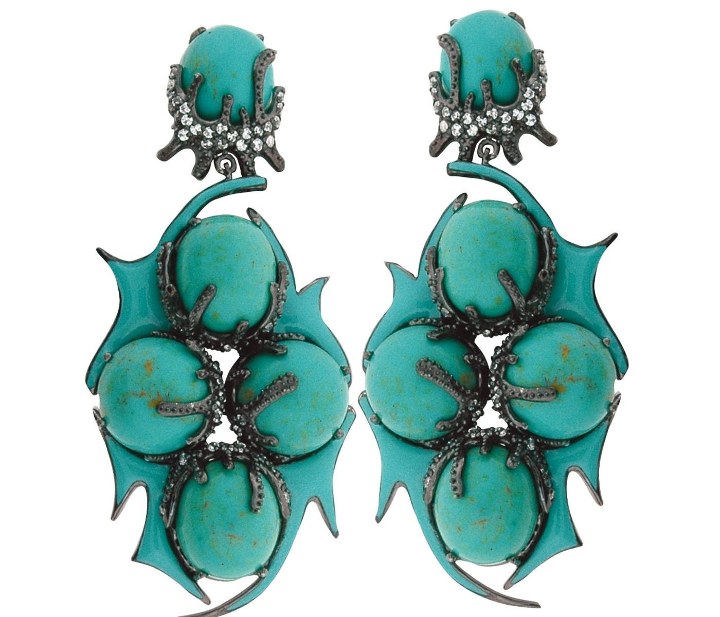 Earrings by Angelique de Paris