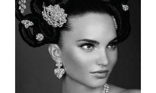 Graff Diamonds recreates their iconic Hair & Jewel image
