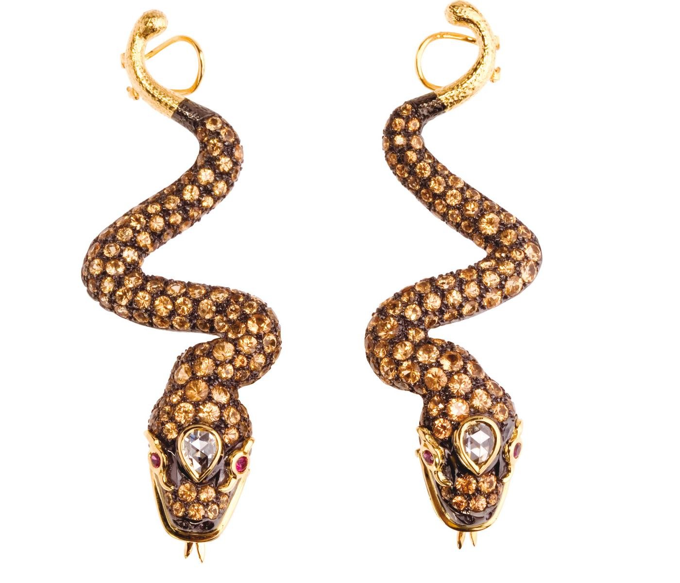 Earrings by Lotus Arts de Vivre