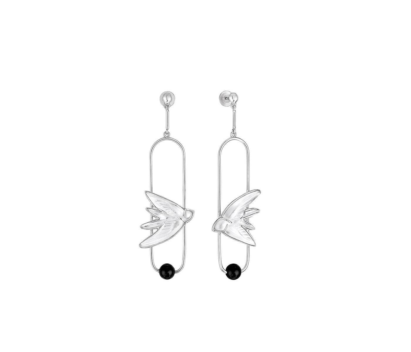 Earrings by Lalique