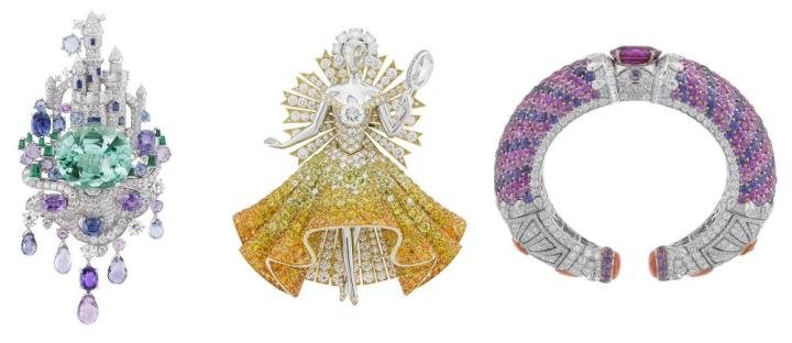 Childhood at the castle : Château enchanté clip, Robe Couleur du Soleil clip & Protection féérique bracelet.