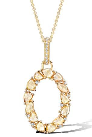 18KT Yellow Gold pendant - Soleil Collection