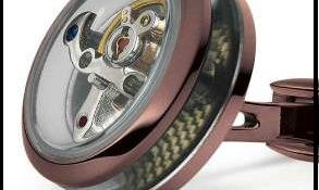 TF Est. 1968 - ‘Open Side' Tourbillon cufflinks 