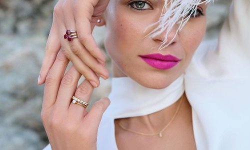 Gübelin: a collection of rings with rubies from Greenland