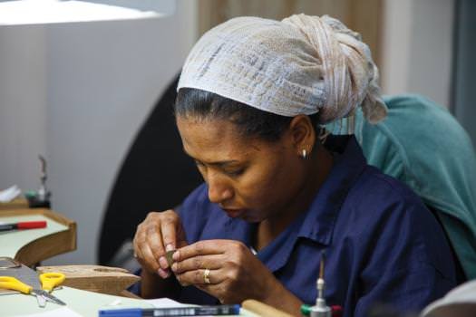 Ethiopian students receive hands-on training in jewellery-related arts at the Megemeria School as well as help with job placement after graduation.