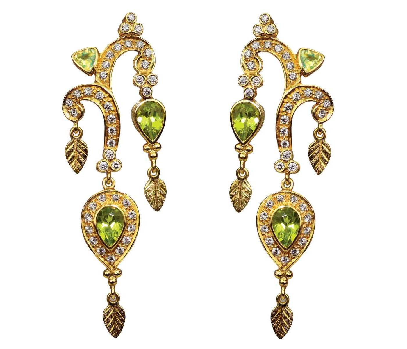 Earrings by Paula Crevoshay