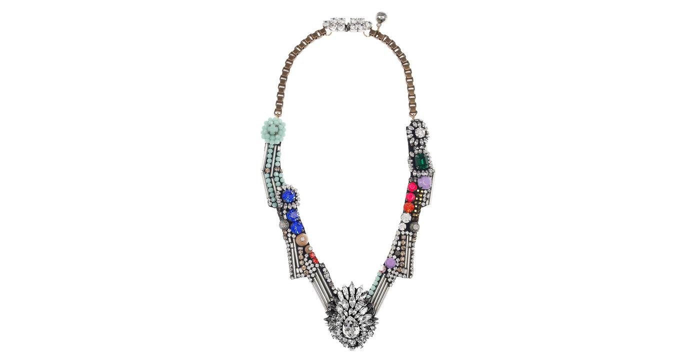 Dynasty Crystal Necklace by Shourouk