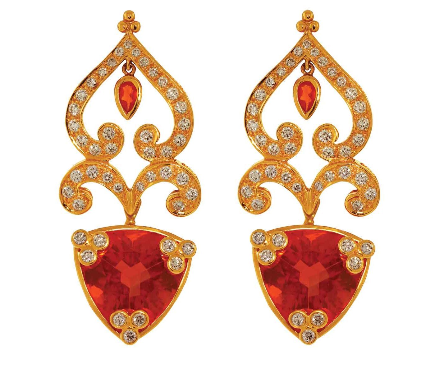 Earrings by Paula Crevoshay