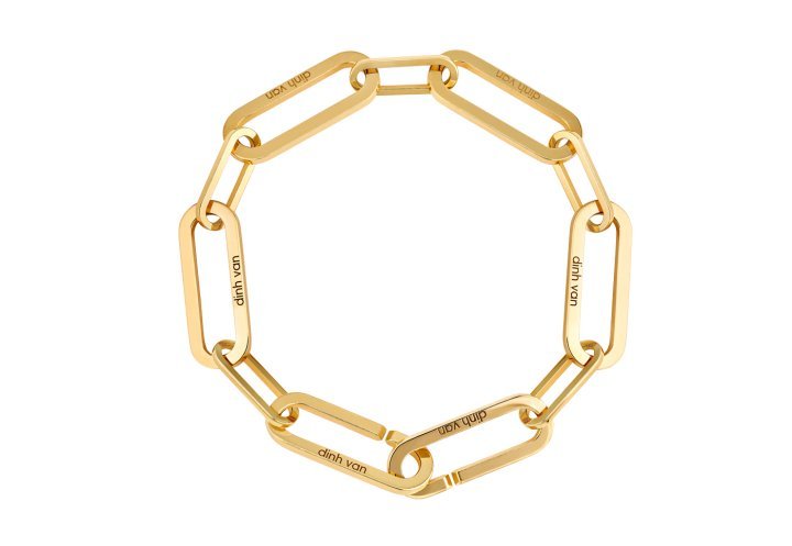 Dinh Van Maillon bracelet in yellow gold. ©Dinh Van