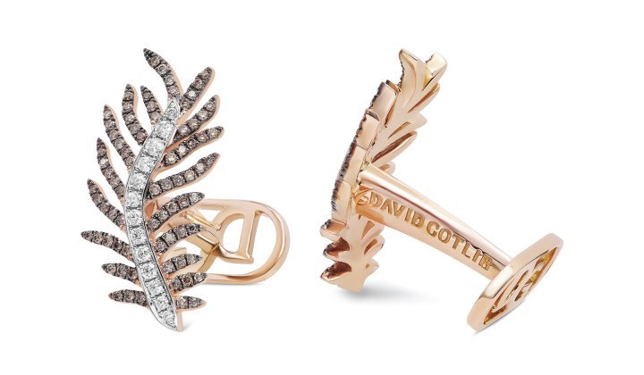 David Gotlib, Feathery Charm cufflinks