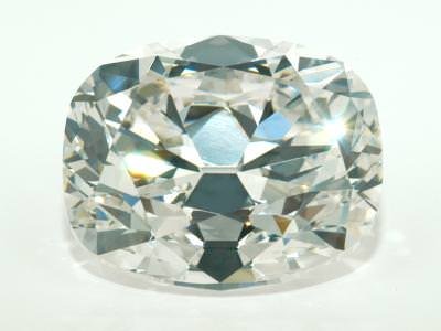 Cushion cut, 30.16-cts, G, Internally Flawless, VG/VG, by A.S. Diamonds.