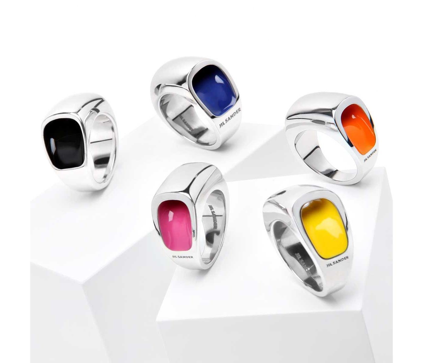 Rings by Jil Sander