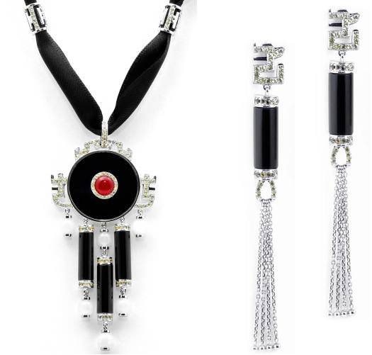 Dragon Arts pendant & earrings