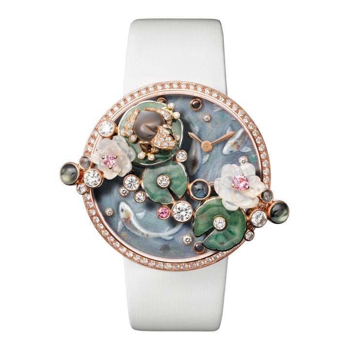 LES INDOMPTABLES DE CARTIER FROG WATCH & BROOCH