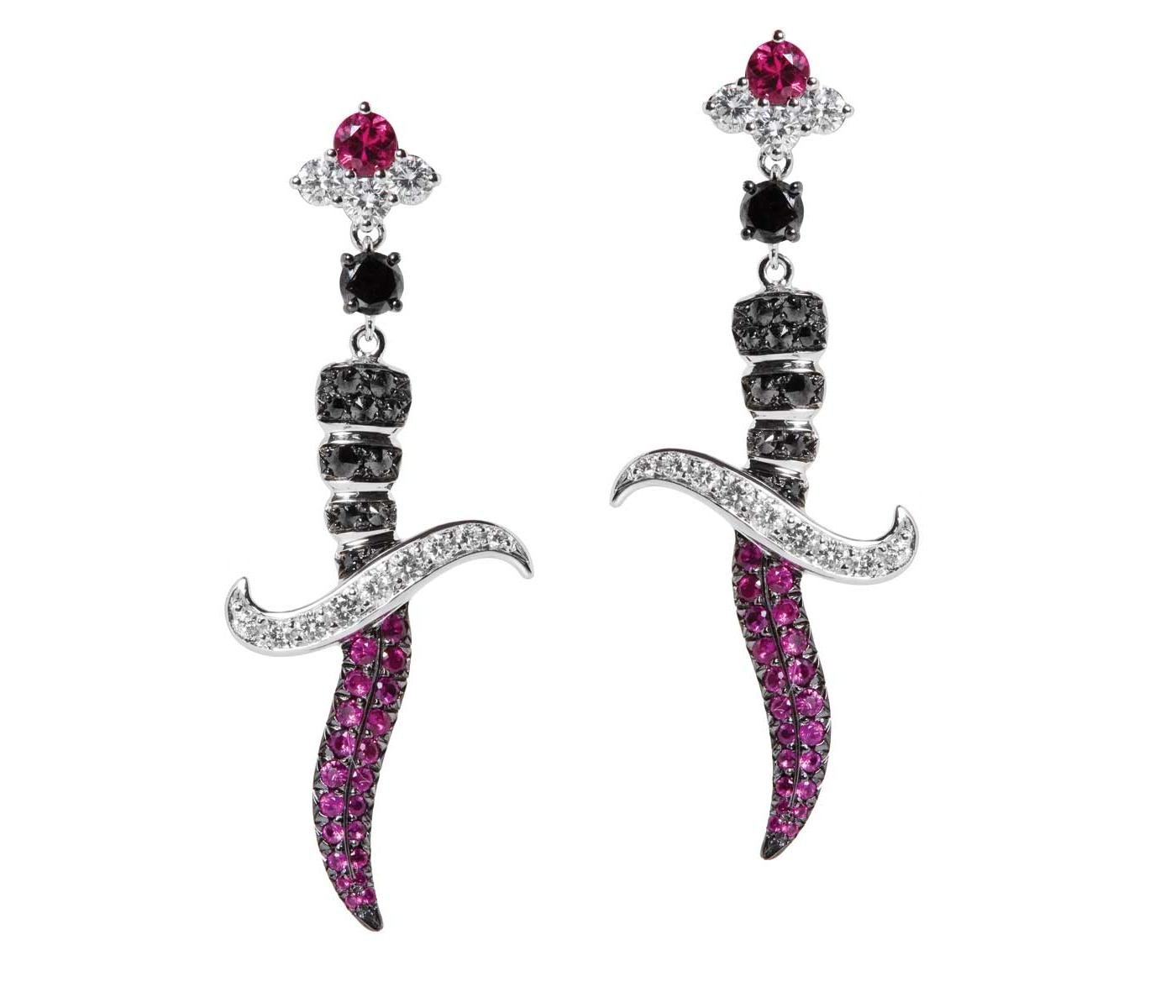 Earrings by John Galliano