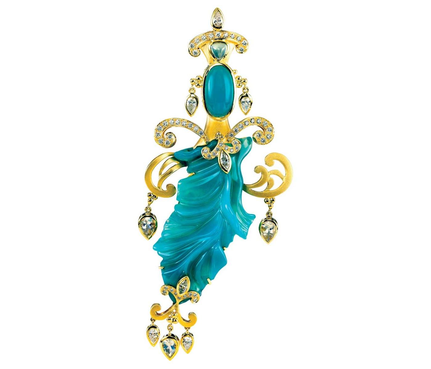 Pendant by Paula Crevoshay