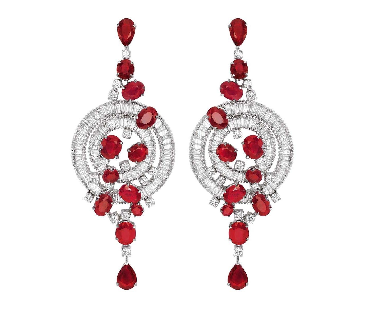 Earrings by Bapalal Keshavlal