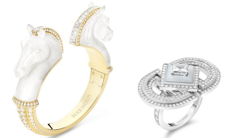 Le Cheval de l'Opera bracelet & Arcades ring