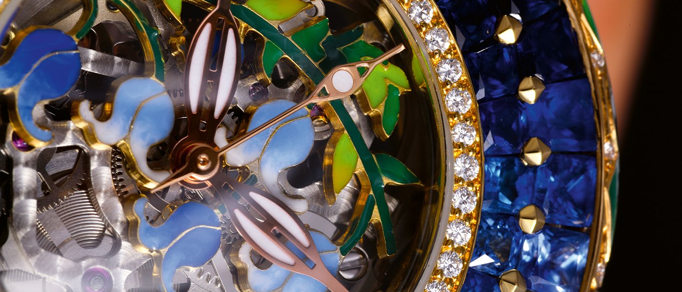 Zannetti Discobolo Floreale Full Blue Sapphires Edition