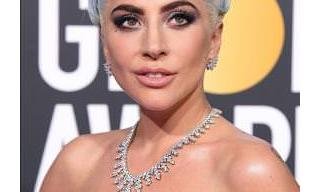 Lady Gaga debuted the Tiffany Aurora Necklace on the red carpet