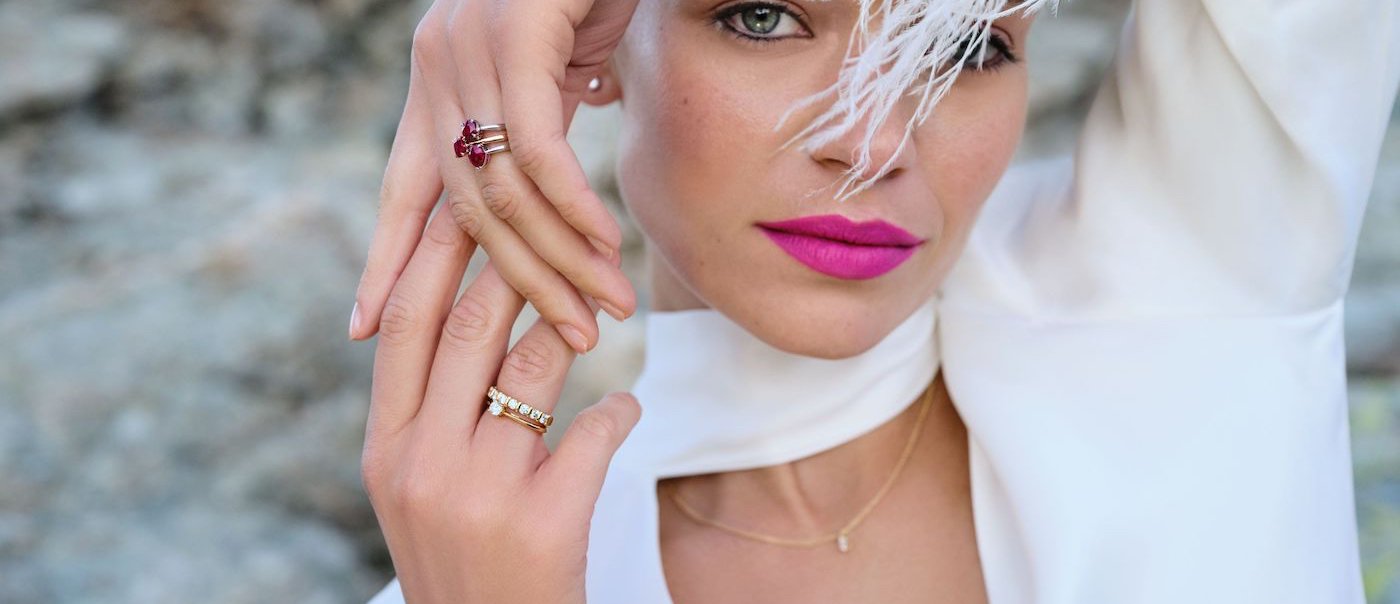 Gübelin: a collection of rings with rubies from Greenland