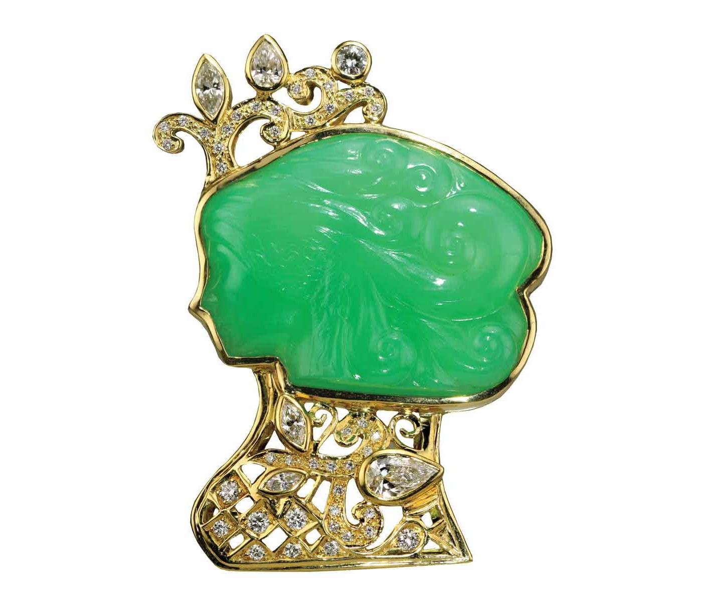 Brooch by Paula Crevoshay